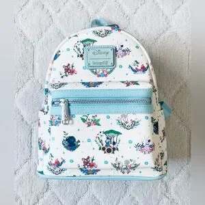 Loungefly princess collection- companions backpack. Loungefly Disney Princess Floral Companion Mini Backpack  main image 4